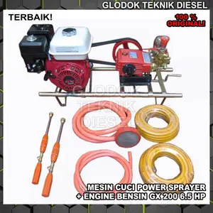 Power Sprayer Steam Mesin Cuci Motor Mobil + Engine Bensin PS 30 PS30