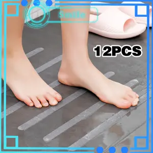 Anti Licin Stiker / Kamar Mandi Shower Strips / Stiker Anti Slip 12pcs