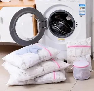 NET LAUNDRY BAG KANTONG JARING BAJU KOTOR MESIN CUCI - Ukuran 40 x 50