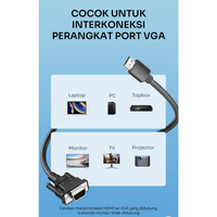 Gambar ROBOT RHVC02 KABEL HDMI TO VGA MALE TO MALE 2M dari btgcom Kota Denpasar 3 Tokopedia