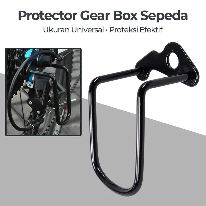 SportFit Protector Gear Box Sepeda Rear Derailleur Chain Guard - BA86 0