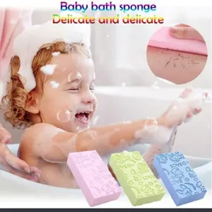 Spon Pembersih Daki Spon Mandi Bayi Scrub Spon Busa Lembut Ori Pororo