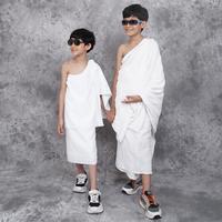 Gambar Kain Ihram Anak Laki-laki/Kain Ihram Anak-anak/TK,SD,dan SMP - TK dari ALFAUZI COLLECTION Kota Administrasi Jakarta Barat 2 Tokopedia