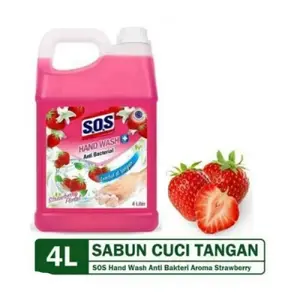 SOS Handsoap Strawberry 4 l - Sabun cuci tangan