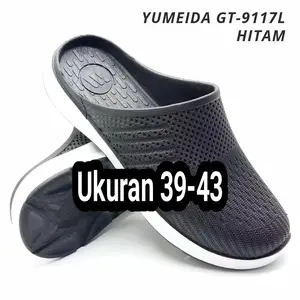 Sandal Pria Yumeida 9117 Sepatu Sandal Pria Sandal Slop Selop - Full Karet