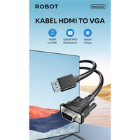 Gambar ROBOT RHVC02 KABEL HDMI TO VGA MALE TO MALE 2M dari btgcom Kota Denpasar 4 Tokopedia