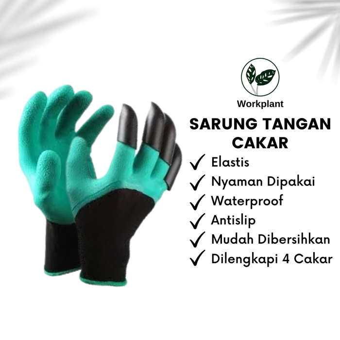 Gambar Sarung Tangan Cakar - Alat Berkebun Gardening Tools dari workplant official Kota Surabaya Tokopedia