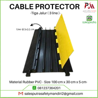 Gambar CABLE PROTECTOR SPEED HUMP POLISI TIDUR RUBBER PELINDUNG KABEL dari Putra safety mandiri 2 Kota Administrasi Jakarta Utara 3 Tokopedia
