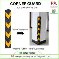 Gambar CORNER GUARD RUBBER PELINDUNG SUDUT DINDING KARET SIKU BANGUNAN dari Putra safety mandiri 2 Kota Administrasi Jakarta Utara 2 Tokopedia