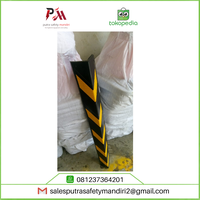 Gambar CORNER GUARD RUBBER PELINDUNG SUDUT DINDING KARET SIKU BANGUNAN dari Putra safety mandiri 2 Kota Administrasi Jakarta Utara 3 Tokopedia