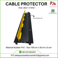 Gambar CABLE PROTECTOR SPEED HUMP POLISI TIDUR RUBBER PELINDUNG KABEL dari Putra safety mandiri 2 Kota Administrasi Jakarta Utara 2 Tokopedia