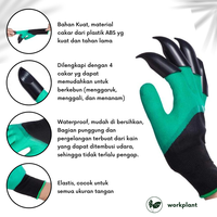Gambar Sarung Tangan Cakar - Alat Berkebun Gardening Tools dari workplant official Kota Surabaya 2 Tokopedia