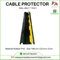 Gambar CABLE PROTECTOR SPEED HUMP POLISI TIDUR RUBBER PELINDUNG KABEL dari Putra safety mandiri 2 Kota Administrasi Jakarta Utara 1 Tokopedia