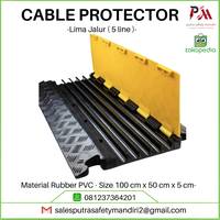 Gambar CABLE PROTECTOR SPEED HUMP POLISI TIDUR RUBBER PELINDUNG KABEL dari Putra safety mandiri 2 Kota Administrasi Jakarta Utara 4 Tokopedia