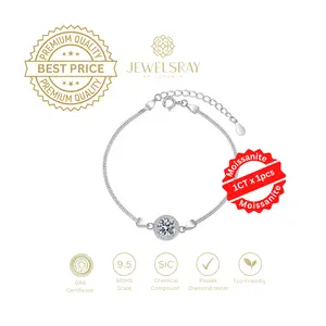Gelang Moissanite Chalotra Diamond Look Bracelet Berlian Setting