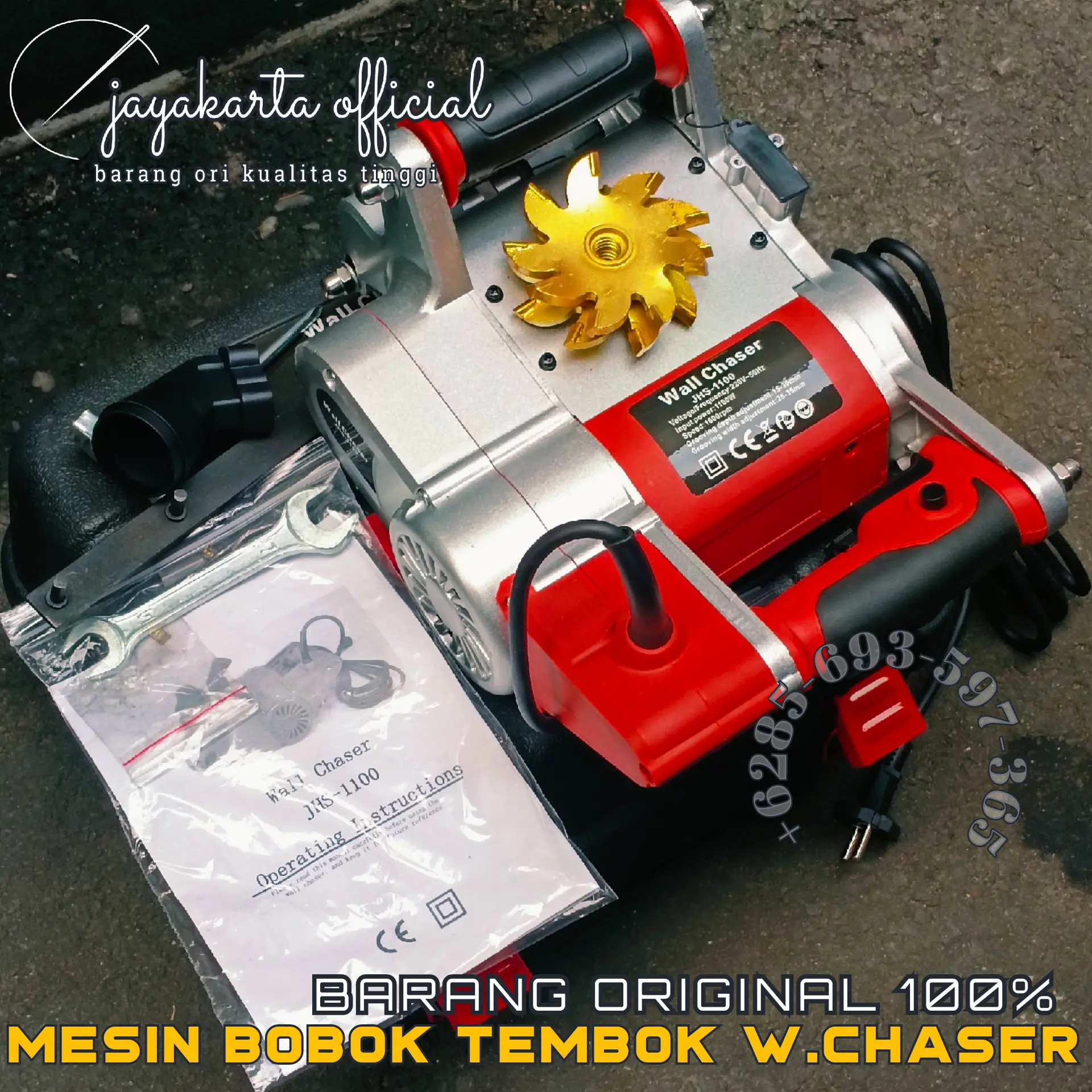 Wall chaser JHS1100 Mesin bobok Tembok dinding alat bobok jalur pipa