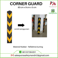 Gambar CORNER GUARD RUBBER PELINDUNG SUDUT DINDING KARET SIKU BANGUNAN dari Putra safety mandiri 2 Kota Administrasi Jakarta Utara 1 Tokopedia