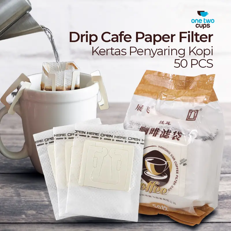 Kertas penyaring kopi drip bag paper filter coffee 50 PCS 0