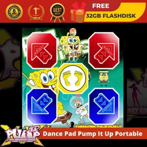 Dance Pad Pump It Up / Karpet Pump It Up Tema Sponge Bob