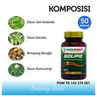 Gambar Obat Herbal Kolesterol Penurun lemak Darah Naturindo BIOLIPID dari Jamu Modern Naturindo Kab. Bandung 2 Tokopedia
