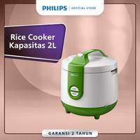 Gambar Philips Rice Cooker 2L - Hijau - HD3119/30 - 400 Watt dari Philips Home Appliances Kab. Bekasi 1 Tokopedia