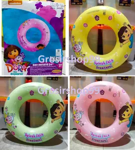 Ban / Pelampung Renang Anak Nickelodeon Bulat Motif Dora 60cm SNI