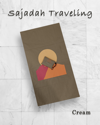 Gambar Sajadah Traveling Basmala Sajadah Travel Aneka Motif - mt Bulan Hitam, 110 X 60 dari Basmala Store Kota Tangerang Selatan 4 Tokopedia
