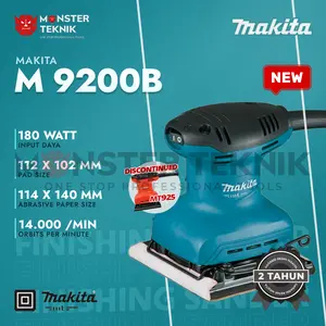 Amplas Kayu Makita M 9200B Finishing Palm Sander 180W M9200B (MT925)