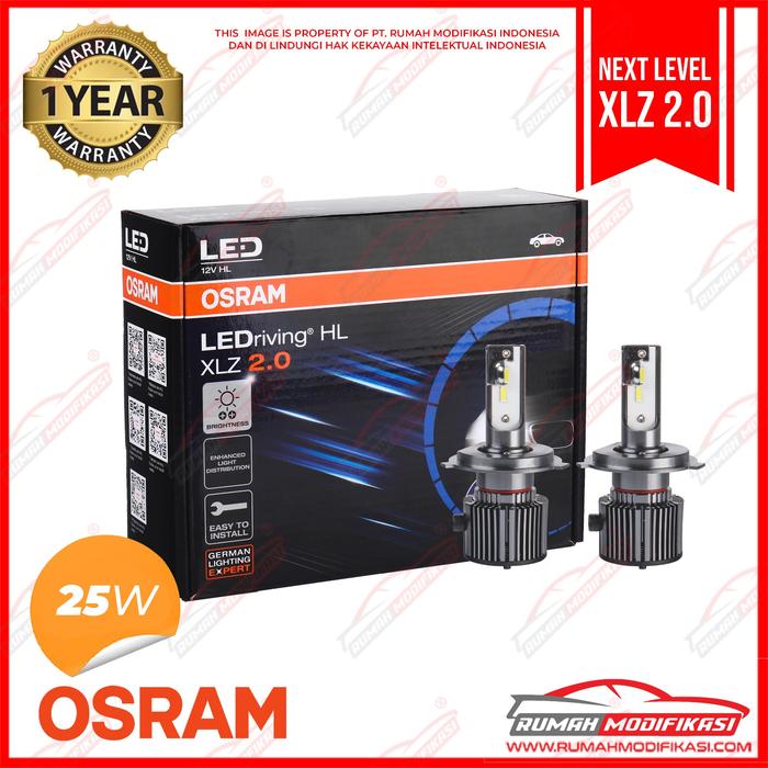 Gambar OSRAM - LED HEADLIGHT 2.0 - H4 - HIGH LOW - 6000K PUTIH - 25 WATT dari Rumah-Modifikasi Kota Tangerang Tokopedia