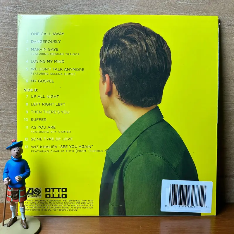 PIRINGAN HITAM / VINYL CHARLIE PUTH - NINE TRACK MIND (1LP,CLRD) 1