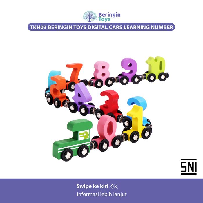 Gambar Beringin Toys Digital Cars Learning Number / Kereta Nomor / Mainan dari IQAngel Kota Tangerang Tokopedia