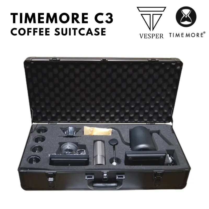 timemore coffee suitcase C3S / paket lengkap alat kopi set portable travel 1