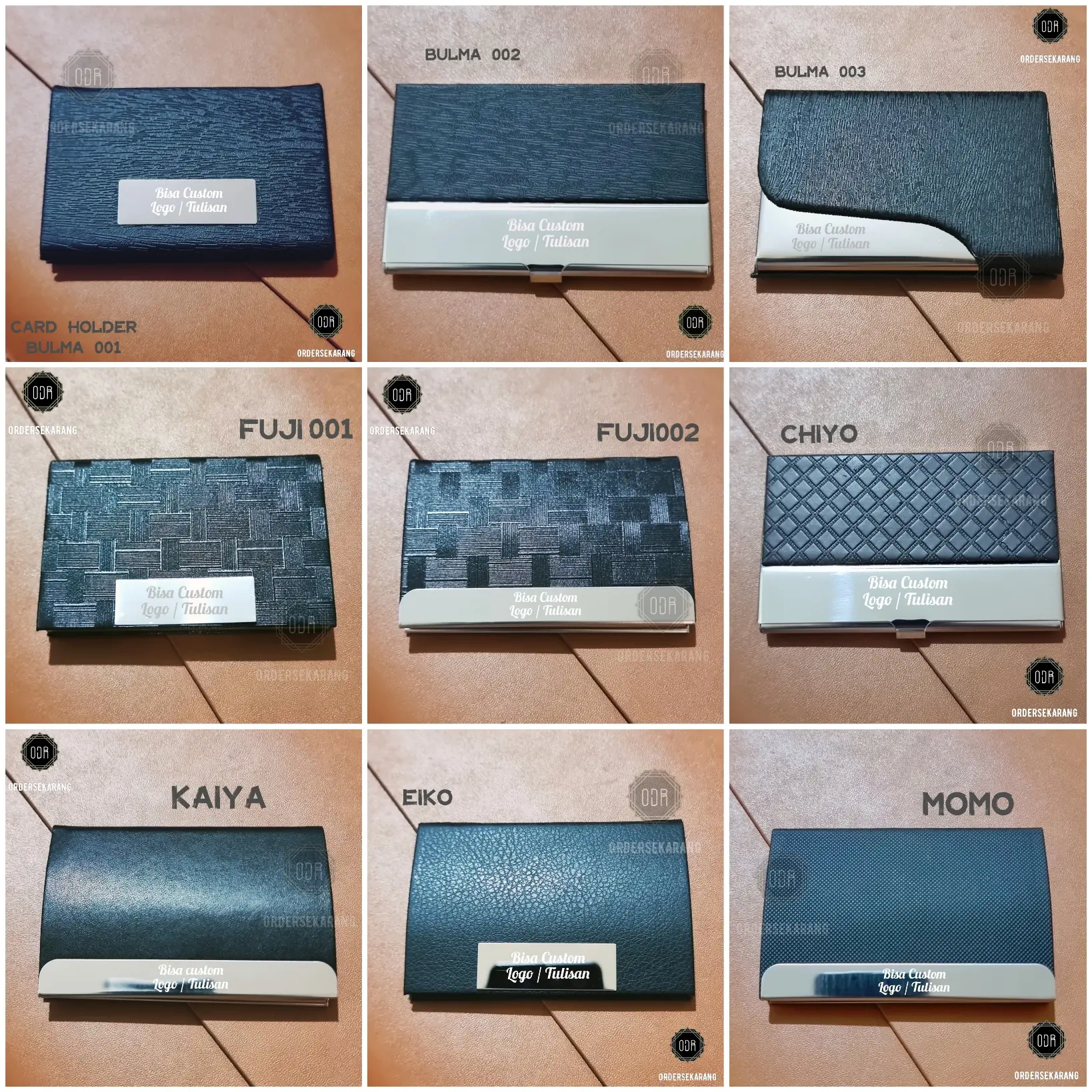 NAME CARD HOLDER TEMPAT KARTU NAMA DOMPET KARTU KREDIT CUSTOM GRAFIR
