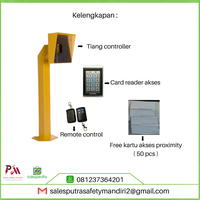 Gambar BARRIER GATE MX 50 PAKET STAND ALONE TAP CARD PALANG PORTAL OTOMATIS dari Putra safety mandiri 2 Kota Administrasi Jakarta Utara 3 Tokopedia