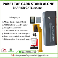 Gambar BARRIER GATE MX 80 PAKET STAND ALONE TAP CARD MESIN PALANG OTOMATIS dari Putra safety mandiri 2 Kota Administrasi Jakarta Utara 1 Tokopedia