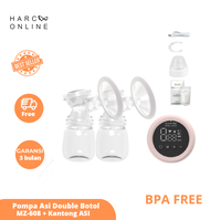 Gambar Harcoo Online - Breastpump MZ-608 FREE KANTONG ASI Ukuran 150 ML isi 3 - Putih dari Harcoo Online Kota Administrasi Jakarta Barat 1 Tokopedia