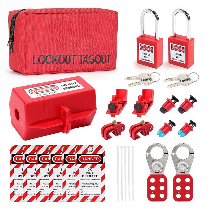 Jual Breaker Lockout Tagout Kit Electrical Loto Safty Padlock - Jakarta ...