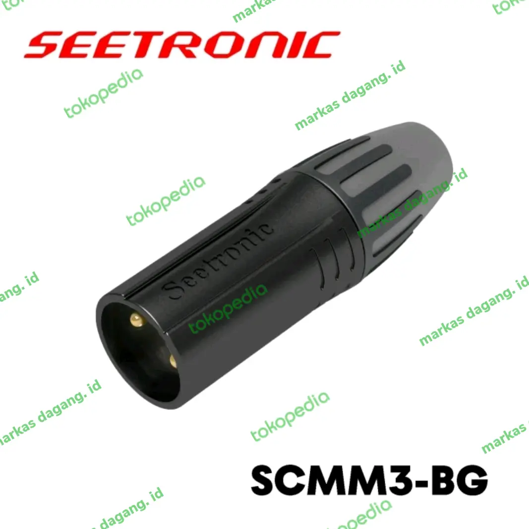 konektor xlr sepasang male female jack seetronic harga 1 set