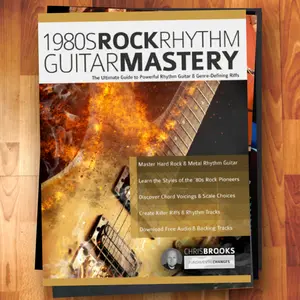 Buku Tab Chris Brooks - 1980's Rock Rhythm Guitar Mastery - Free Audio