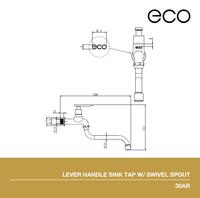 Gambar ECO Lever Handle Sink Tap With Swivel Spout / Keran Tembok ECO-30AR dari PT Surya Pertiwi Kota Tangerang 2 Tokopedia