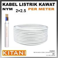Gambar Kabel Tembaga NYM 2×2.5 mm Meteran Kitani dari Voltadigital12 Kota Yogyakarta 1 Tokopedia