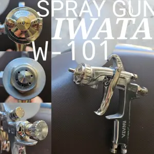 Spray Gun W101 Iwata - Nozzle 1.0mm Tabung Metal Murah