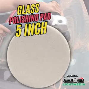 Felt glass polishing pad 5 inci BUSA POLES KACA