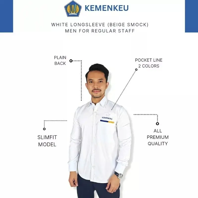 Seragam Kerja Khusus Kementrian Keuangan // Seragam Kemeja Kemenkeu