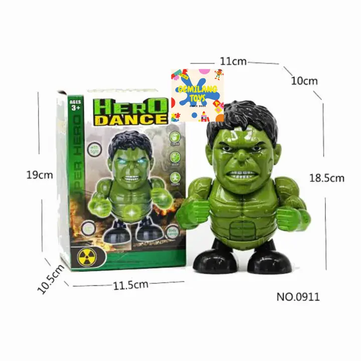 ROBOT HULK JOGET (MUSIK+LAMPU)