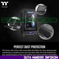 Gambar Thermaltake The Tower 200 Mini Chassis Tempered Glass ITX Gaming Case - Black Edition dari Duta Mandiri Infokom Kota Administrasi Jakarta Pusat 3 Tokopedia
