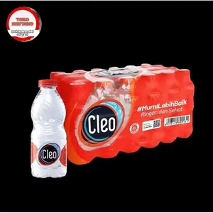 KHUSUS PENGIRIMA INSTAN GRAB/GOJEK Cleo Botol Air Mini 220ml x 24 - Murni lebih Baik Ringan dan Sehat - Water