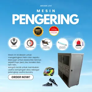 Pengering Helm dan Sepatu 3 Tungku tipe gas (INVOICE)
