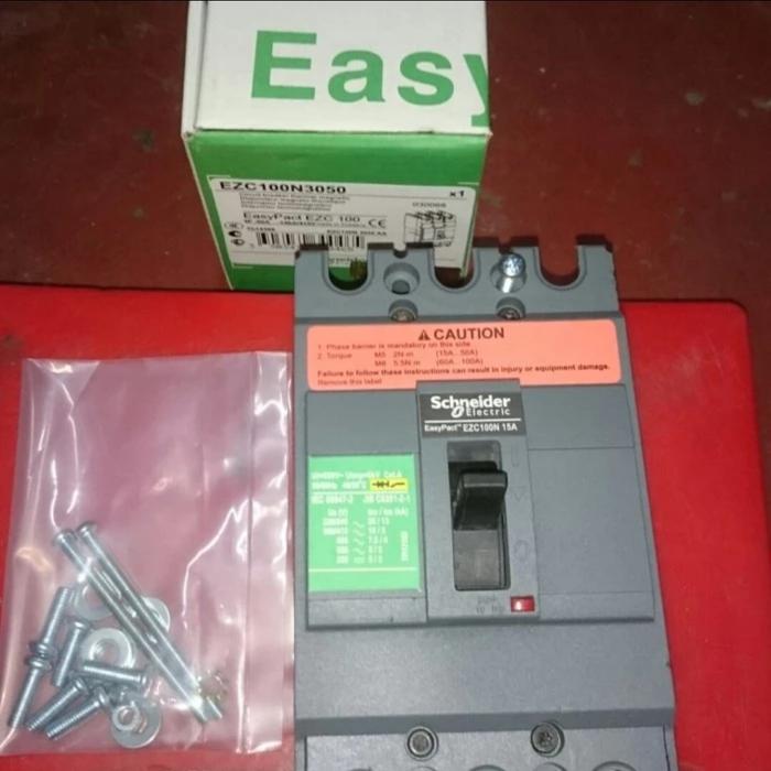 Gambar mccb ezc 100f 3P 15a 20a 25a 30a 40a 50a schneider (BEKAS BAGUS) dari bersaudara jaya abadi Kota Administrasi Jakarta Pusat Tokopedia