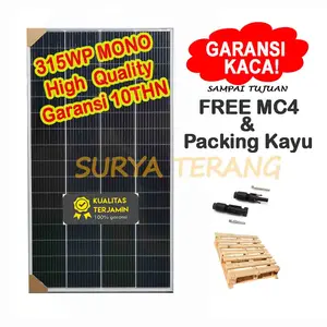 Solar Panel Surya 315wp Solar Cell 315wp Mono FREE Packing Kayu